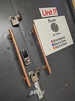 Industrial Designed Chunky Copper Pipe Cupboard/ Door/ Drawer Handles (22mm)