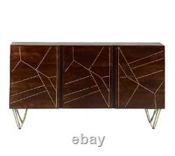 Jai Solid Mango Wood Extra Large Sideboard 3 Drawers and 2 Doors