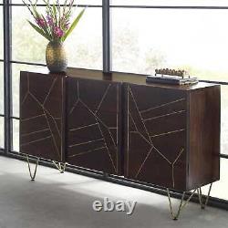 Jai Solid Mango Wood Extra Large Sideboard 3 Drawers and 2 Doors