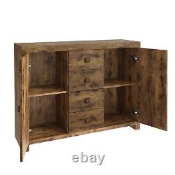 Jakarta Large Sideboard Cabinet Living Room 4 Drawers 2 Doors Bedroom Mango