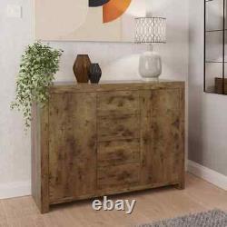 Jakarta Large Sideboard Cabinet Living Room 4 Drawers 2 Doors Living Room Mango