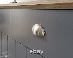 Kendal 3 Door 2 Drawer Large Sideboard Slate Blue