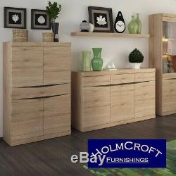 Kensington Oak Sideboard 4 Door 4 Drawer Large Sideboard