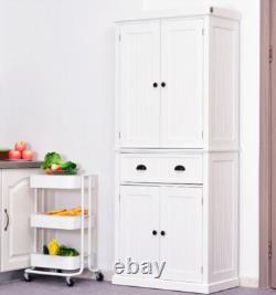 Kitchen Dresser Cabinet Tall Pantry Furniture Large Storage Unit Cupboard Larder