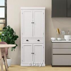 Kitchen Large Tall Sideboard Pantry Cabinet Cupboard with Adjustable Shelves