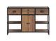 Kooky Reclaimed Wood & Coated Steel TV Units Sideboards Modular Units Consoles