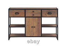 Kooky Reclaimed Wood & Coated Steel TV Units Sideboards Modular Units Consoles