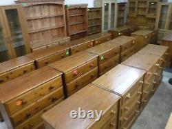 LARGE CHUNKY SOLID WOOD 2DOOR 2DOVETAILED DRAWERS WARDROBE H190 W122cm- SEE SHOP