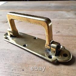 LARGE Drawer Pull Handle Chest Antique Brass Victorian Vintage Old 1800's HEAVY