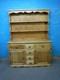 LARGE SOLID WOOD WELSH DRESSER / DISPLAY CABINET H183cm W137cm 6DRAWER 2DOOR