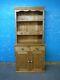 LARGE SOLID WOOD WELSH DRESSER / DISPLAY CABINET H198cm W92cm 5DRAWER 2DOOR