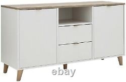 Lama Scandinavian 2 door 2 drawer multi storage Large sideboard