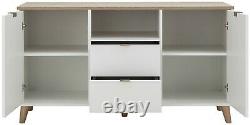 Lama Scandinavian 2 door 2 drawer multi storage Large sideboard