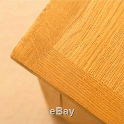Lanner Oak Large Sideboard Cabinet 3 Door 3 Drawer Rustic Solid Wood Cupboard