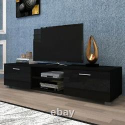 Large 1603532CM LED TV Unit Cabinet Stand High Gloss 2 Doors For 32 65 TV