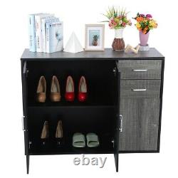 Large 3 Door 2 Drawer Sideboard Modern Grey Cupboard Unit TV Cabinet Furniture