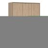 Large 3-Door Wardrobe Drawers & Hanging Rail, Modern Bedroom Storage