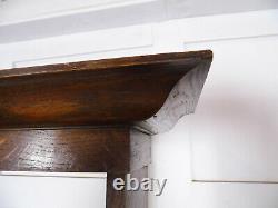 Large Antique 19th Century Oak Farmhouse Dresser Sideboard cabinet plate rack