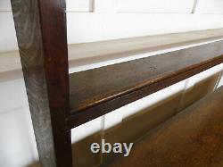 Large Antique 19th Century Oak Farmhouse Dresser Sideboard cabinet plate rack