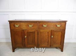 Large Antique 19th Century Oak Farmhouse Dresser Sideboard cabinet plate rack