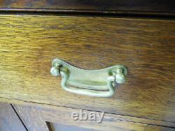 Large Antique 19th Century Oak Farmhouse Dresser Sideboard cabinet plate rack