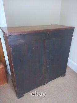 Large Antique Mahogany 7 Drawer Chest Of Drawers/2 Secret Drawers Swansea