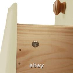 Large Copenhagen 3 Door 4 Drawer Wardrobe Cream/Pine Bedroom Wardrobes Closet