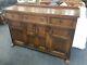 Large Dark Wood Old Charm Sideboard with 3 Drawers and 4 Doors CS SA6