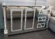 Large Diamond Crush Crystal Sideboard Sparkly Silver Mirrored 3 Drawer 2 Door