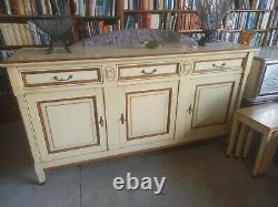 Large French Grange Furniture Ivory Sideboard