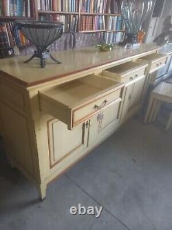 Large French Grange Furniture Ivory Sideboard