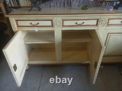 Large French Grange Furniture Ivory Sideboard