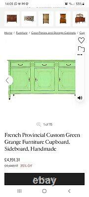 Large French Grange Furniture Ivory Sideboard