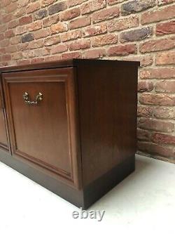 Large G-Plan Solid Teak Wood Vintage Sideboard with 2 doors & 2 drawers