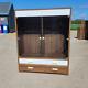 Large Glass door modern display unit storage cupboard over drawers by Dogtas