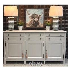 Large Grey Contemporary Painted Sideboard 175cm Long Delivery