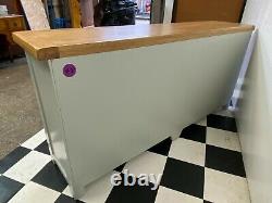 Large Hampshire painted oak sideboard four door three drawer RRP £529 Delivery