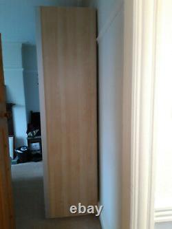 Large Ikea Pax Lyngdal Wardrobe Sliding Glass Doors with Drawer Inserts