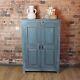 Large Indian Wooden Cupboard Rustic Unit With 2 Doors Vintage Cupboard