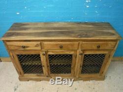 Large Jali / Sheesham Solid Wood 3door 3drawer Sideboard Visit Our Warehouseop