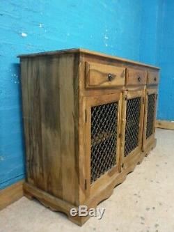 Large Jali / Sheesham Solid Wood 3door 3drawer Sideboard Visit Our Warehouseop