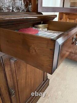 Large Mahogany Display Cabinet / Book Case