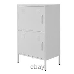 Large Metal 2 Door/2 Drawers Office Filing Cabinet File Storage Cupboard