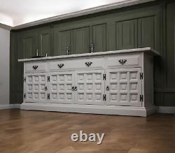 Large Oak Younger Toledo Sideboard Farmhouse Furniture Kitchen Dresser Showhome