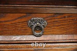 Large Old Charm Oak Sideboard Tudor Brown 3 Door 3 Drawer FREE UK Delivery