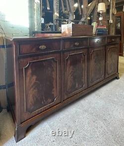 Large Over 6ft Long Heldense Mahogany & Veneer Sideboard