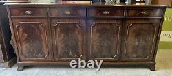 Large Over 6ft Long Heldense Mahogany & Veneer Sideboard