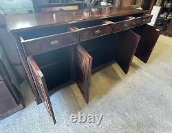 Large Over 6ft Long Heldense Mahogany & Veneer Sideboard