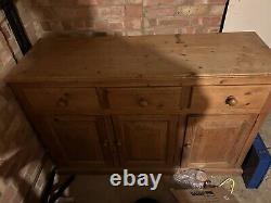 Large PINE WELSH DRESSER Base And Sideboard- farmhouse style Need Quick Sale