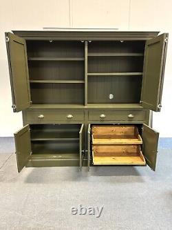 Large Painted Shaker Kitchen Larder Cupboard Bi-fold Doors ANY SIZE OR COLOUR